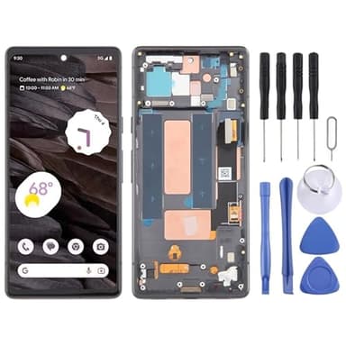 CWONCONGOIN Handy LCD Display für Google Pixel 7A G82U8 OLED LCD Screen Digitizer Vollständige Montage mit dem Reparaturteil des Rahmens