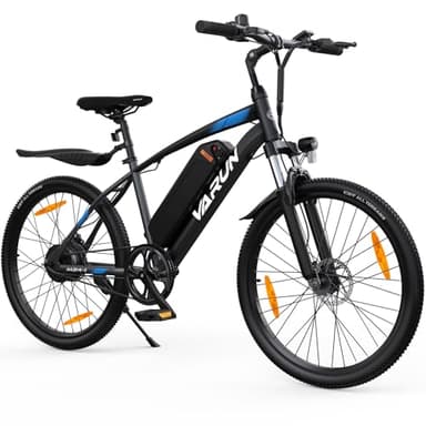 VARUN E Bike, 24 Zoll E-Mountainbike Elektrofahrrad mit 36V Batterie, Aluminium Rahmen, Professionelle 1 Gang, Reichweite 40-80KM, geeignet für Stadtstraßen Bergpfade