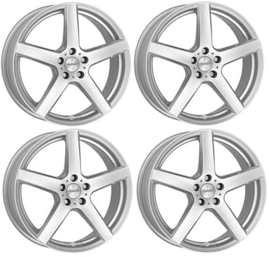 4x Dezent Felgen Alufelgen TY 7.5Jx17 ET52 5x112 kompatibel mit Mercedes Benz A B CLA