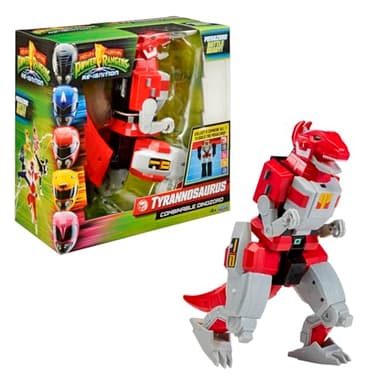 Power Rangers - Kollektion Megazord, Zords, kombinierbar, Figur, 20 cm, Modell Tyrannosaurus Rex Dinozord, für Kinder ab 4 Jahren, PWG001