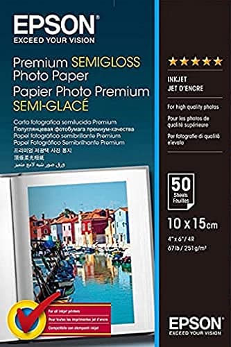 Epson Fotopapier Premium Semigloss 10x15 50Blatt S041765
