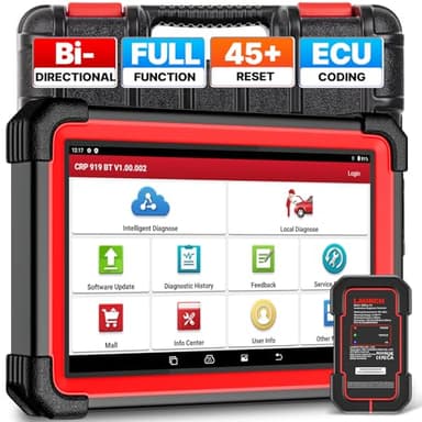 LAUNCH X431 CRP919E BT obd2 diagnosegerät für alle Fahrzeuge,LAUNCH diagnosegerät Auto mit OE-Level Alle System Diagnose,45+ Reset,kfz Tester für Active Test,CANFD, ECU-Kodierung,V.A.G-geführte,FCA