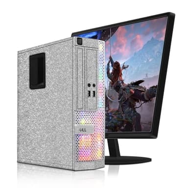Dell Gaming-PC, komplett, Quad Core I7 bis 3,9 GHz, RAM 16 GB, SSD 512 GB, WiFi 600 M, Bluetooth 5.0, Neue 22 Zoll 1080 FHD LED, W10P64 (erneuert)